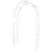 Mega Crafts 7.5 Feet Decorative Metal Arch in White, Set of 1, Home Décor, Wedding Bouquets & Receptions, Party Décor, Celebrations, Sweet 16, Quinceañera, Garden Arbor and Much More