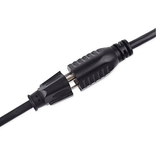 Cable Matters 2Pack 16 AWG Heavy Duty Power Extension Cord 10 ft, UL