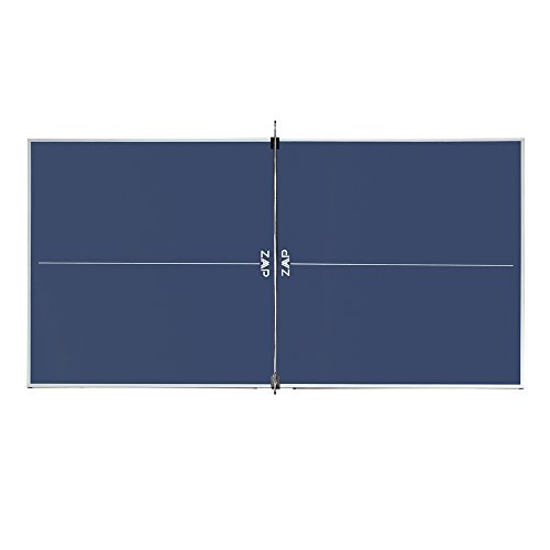 ZAAP Midsize Table Tennis Table-Compact Folding Design-Use as 2 Separate Tables