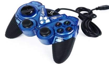 By Quantum Quantum QHM7487-2VA Joy-PAD Double Vibration Game PAD USB & Turbo Function (Multi Colour)
