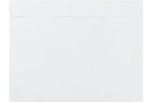 JAM Paper® Envelopes - 9" x 12" Booklet Envelopes - White - 50 Envelopes per Pack
