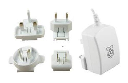 Distributed By MCM Official Raspberry Pi Foundation 5V 2.5A Power Supply White
