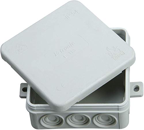 Kopp Nautic Steckdose für Feuchtraum, Aufputz, 250V (16A), 2-fach Schutzkontakt-Steckdose, grau, 137056002 & 347114008… – Bild 6