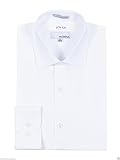 Modena Men's Extra Slim Fit Long Sleeve Solid Dress Shirt - Colors - All Sizes