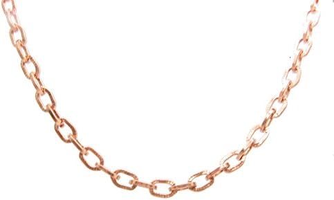 Copper Chain CN614G - 3/16 of an inch wide - Available in 16 to 30 inch lengths. Choose your length below. (18 inches)