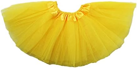Wholesale Princess Newborn 7" Long Tutu with 3 Layers of Tulle- Yellow
