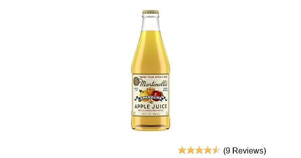 Martinelli's sparkling Apple Juice glass 10oz (041244001057)