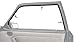 1979-1993 Mustang Coupe & Hatchback Door Window Run Channel Rubber Weatherstrips LH & RH Pair