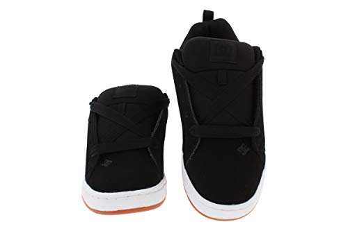 image for DC Men's Court Graffik SE Skate Shoe, Black/Gum, 9 D D US, mens, Black