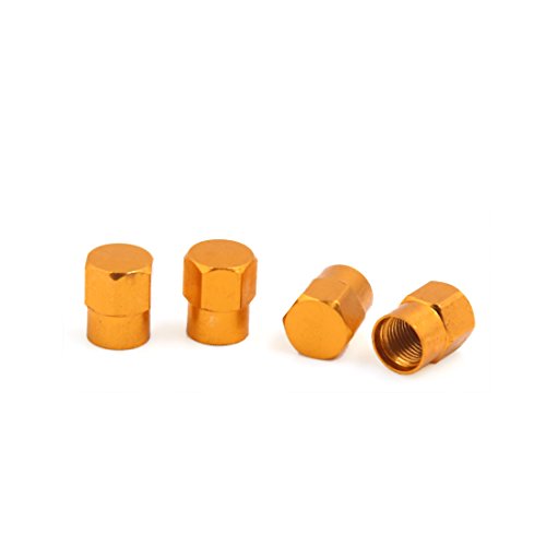 Click Here to See More Images uxcell 4Pcs Orange Car Motorcycle Wheel Tyre Tire Valve Stem Air Dust Cover Cap