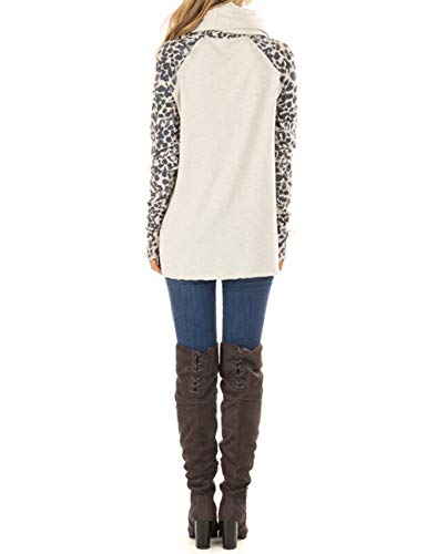 Blivener-Womens-Casual-Sweatshirts-Long-Sleeve-Leopard-Print-Tops-Cowl-Neck-Raglan-Shirts