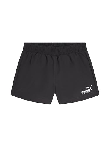 PUMA Girl's Essential Basics Woven Short, Dark Grey, S