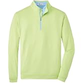 PETER MILLAR Men's Crown Sport Perth Performance Quarter Zip, Spritzer, Small
