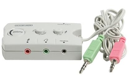 Konig CMP-SWITCH17 - Analog Audio-Schalter - 2 x 3.5 mm Stecker - 3 x 3.5 mm Buchse