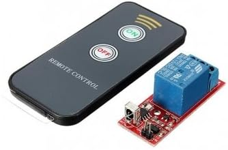 High Quality 12V IR Control Receiver Board 1 Channel Relay With 2 Key Remote Control