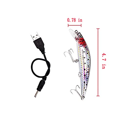 Fishing Lures for Bass Trout, Electric Simulation Fish Luminous