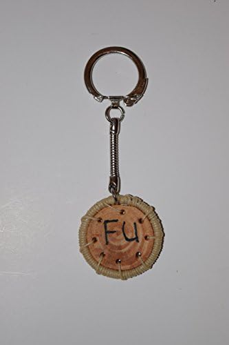 Handmade FU Key Chain with Pine Center