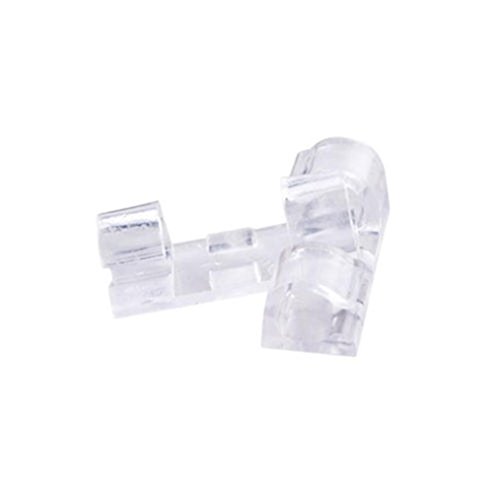 Gillberry 16pcs Self-Adhesive Cable Clips Organizer Drop Wire Holder Cord Management (Clear) - Thumbnail 3