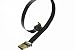 BLACK 30CM FPV HDMI Cable Mini HDMI male Interface 90 degree angled to Standard HDMI male Interface for 5D3 5D2 GH3 GH2 5N 5T 5R 7N DJI