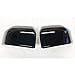 S SIZVER Ultra Finish Glossy-Black Series 2pcs Mirror Covers Compatible with 2015-2019 Ford F-150