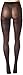 HUE Women's Chevron Tights with Control Top, Black, M/L