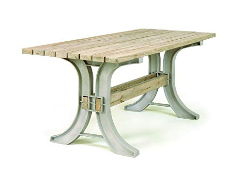 2x4basics 90152 Patio, Flip Top Bench Table, Sand