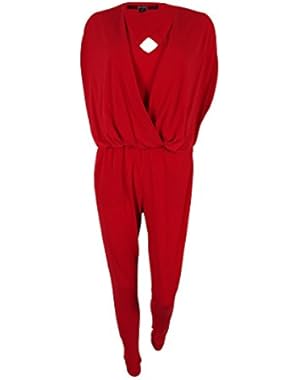 Women's Open-Back Batwing Jersey Jumpsuit