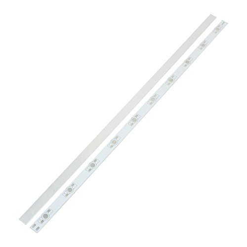 2Pcs 390x10mm DIY Aluminum PCB Circuit Board for 10 x 1W/3W Power LED