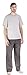 Men's Pajama Set with Woven Pant