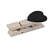 Tinksky Wooden Heart Pegs Clips Mini Wooden Photo Paper Clothing Clothespin Wedding Card Picture Hanging Holder Party Decor Pack of 10 (Black)