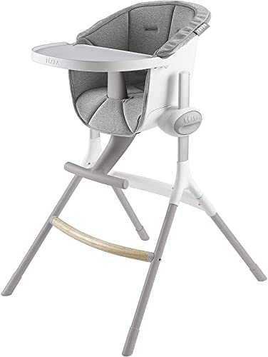 Beaba - Up and Down III - Baby High Chair - Food Chair For Baby and Children - Adjustable to 6 Different Heights - Ergonomic - Removable Tray Table - Sturdy Materials - French Made