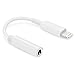 CB-Q Adapter Headphone Jack to 3.5mm Dongle 7/7Plus 6/6Plus.Earphone Adaptor Female Connector Audio Cable Earbuds Accessories Aux Converter White Compatible iOS10.3[2 Pack]thumb 1