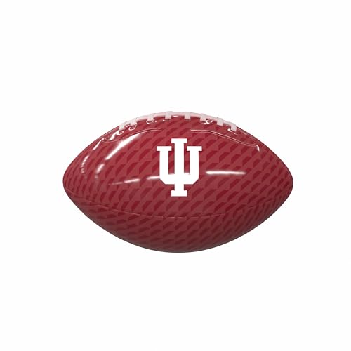 Logo Brands Indiana Hoosiers Carbon Fiber Mini-Size Glossy Football