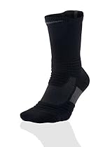 NIKE Elite Versatility Crew, Black/Anthracite, Small