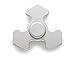 Aluminum Fidget Spinner EDC Focus Toy - Machined Aluminum with Premium Ceramic Hybrid Bearing for Ultra Long Spins - Great for ADD, ADHD, Autism, Stress and Anxiety Relief (Silver)