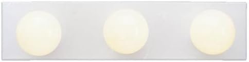 Westinghouse Lighting 6659400 Three-Light Bath Bar , White