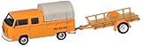 Greenlight 1:64 Hitch & Tow Series 11-1978 Volkswagen Type 2 Double Cab Pickup and Trailer 32110-A