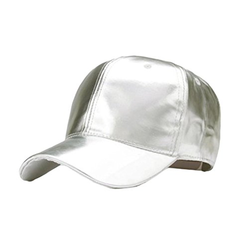 Women Men Adjustable Leather Baseball Blank Hip Hop Hats Casual Shade by WOCACHI