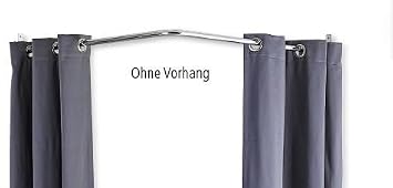 Umkleidekabine Ecklosung Wandbefestigung Stange Fur Vorhang Ohne