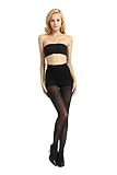 Alice & Belle Women's 40 Den superfine fiber Control Top Pantyhose, super soft tights