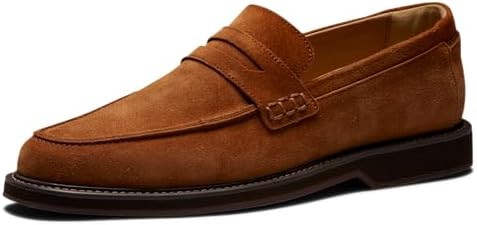 Amazon.com | REGAL(リーガル) Men's Penny Loafer, Brown White, 27.0