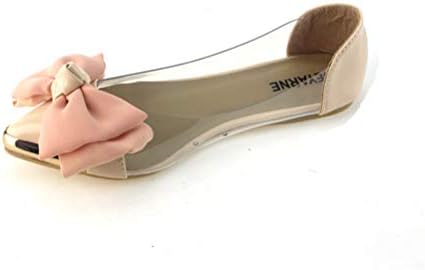 clear pointed toe flats