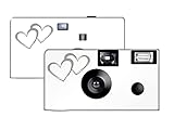 5 Coupled Hearts Wedding Disposable Camera,Can be