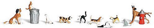 Woodland Scenics HO Dogs & Cats WOOA1841