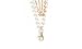 Sarah Women's Layered Pearl Fashion Lanyard with Tassel Pendant