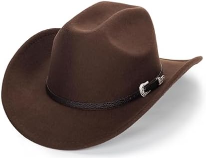 Western Cowboy Hat for Men Women Classic Roll Up Fedora Hat  display picture 1