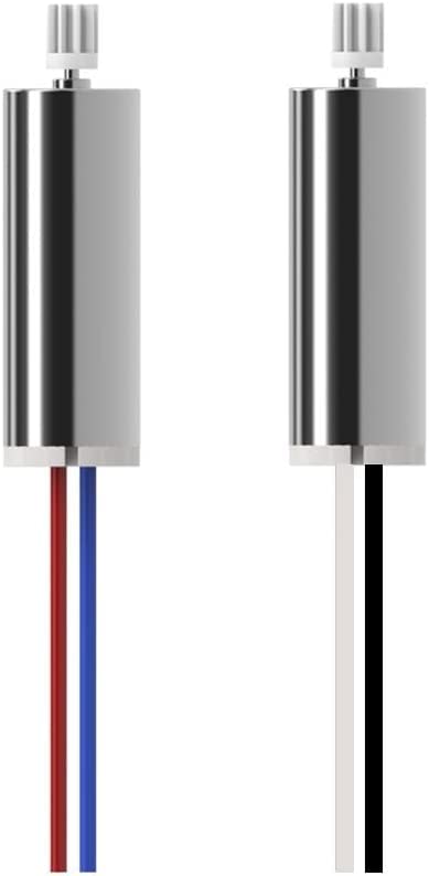 TOPRCBOXS 2PCS Motors (Anti-clockwise and Clockwise Motor) and 4PCS Gears for S2 Drone