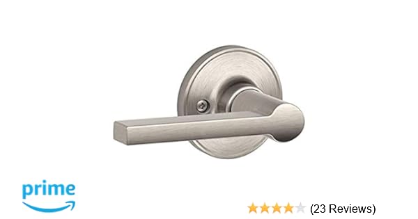 Satin Nickel Dexter By Schlage J40sol619 Solstice Bed And Bath Lever Hardware Tools Home Improvement Migalio Com