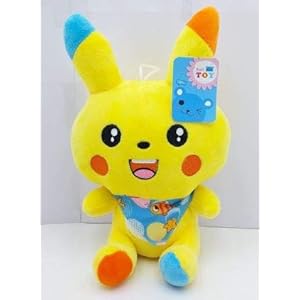 Jack Royal Cute Colorful Hanging Pikachu Stuffed Soft Plush Toy – 9 inch