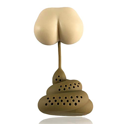 Rabate Creative Small Butt and Shit Shape Tea Leak Kitchen Tool Tea Ball Strainers